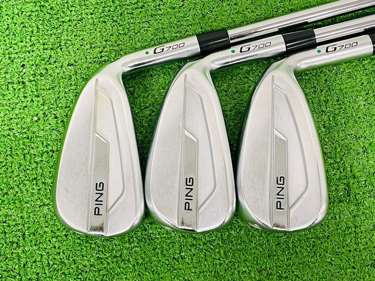 Ping G700 Iron 6-9+PW RH Ns Pro 950GH Stiff Flex Steel Shaft Green 
