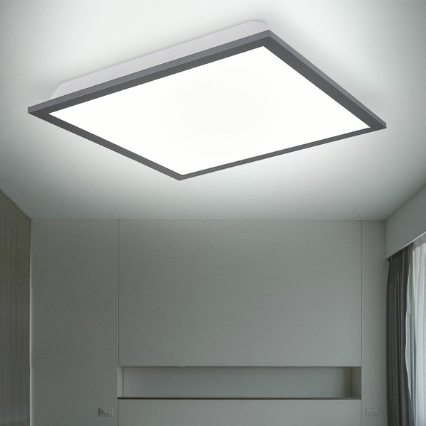 Led Decken Leuchte Aufbau Panel Hintergrund Beleuchtung Alu Schlaf Zimmer Lampe-image