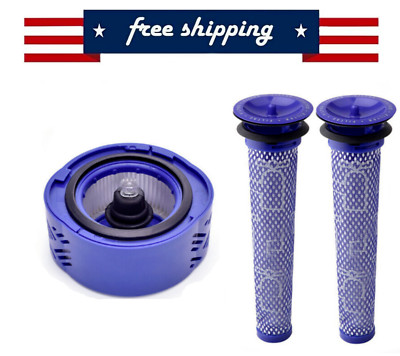 3 Pcs Replacement Pre/Post Filters for Dyson V6 Animal Absolute Cordless Vacuum