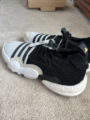 Adidas Trae Young 2 Super Villain Mens SZ 11 Basketball Shoe Black White Tan NEW - Picture 2 of 7