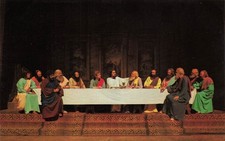 Religious Easter Card Christian Black Hills Passion Play Vtg Postcard J7