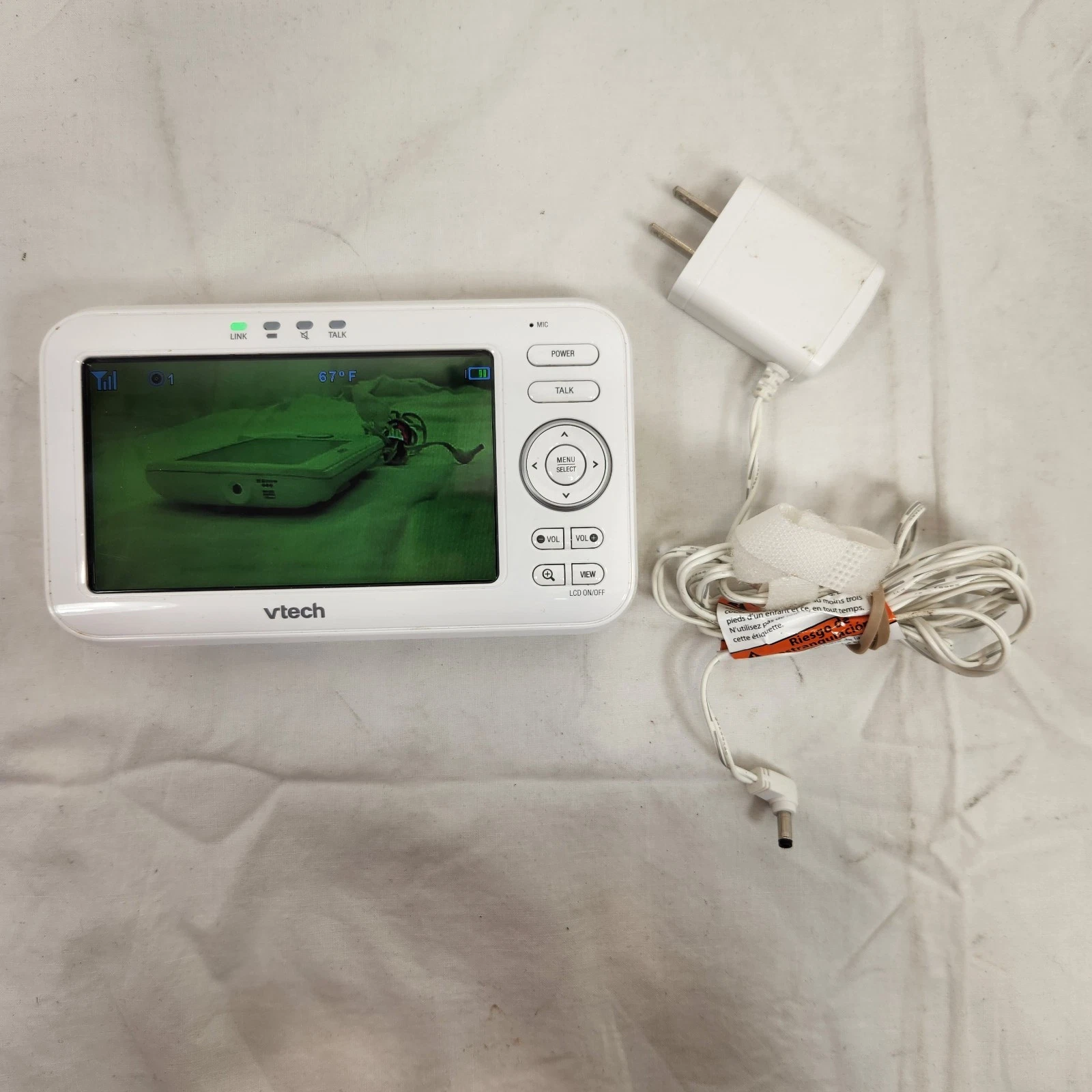 VTech VM5262 BU 5-inch Baby Unit Monitor with Power Cord Only No Camera