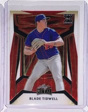2023 Leaf Metal Baseball Blade Tidwell Super Prismatic Gold Red Proof 1/1