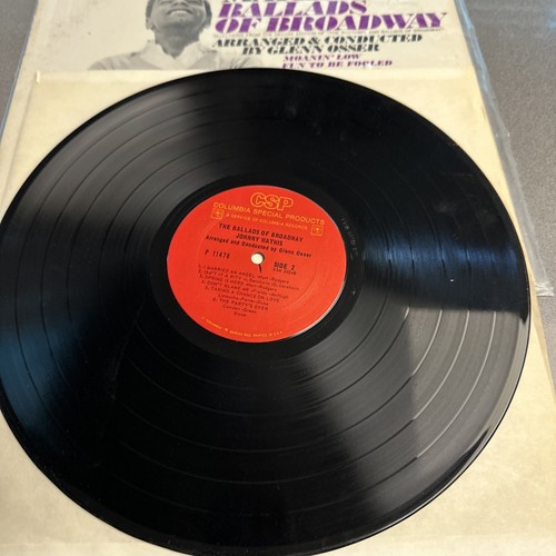 VINYL RECORD LP JOHNNY MATHIS BALLADS OF BROADWAY COLUMBIA RECORDS P 11478 - Picture 5 of 5