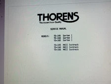 Thorens Td 145 160 165 166   User Manual Digital
