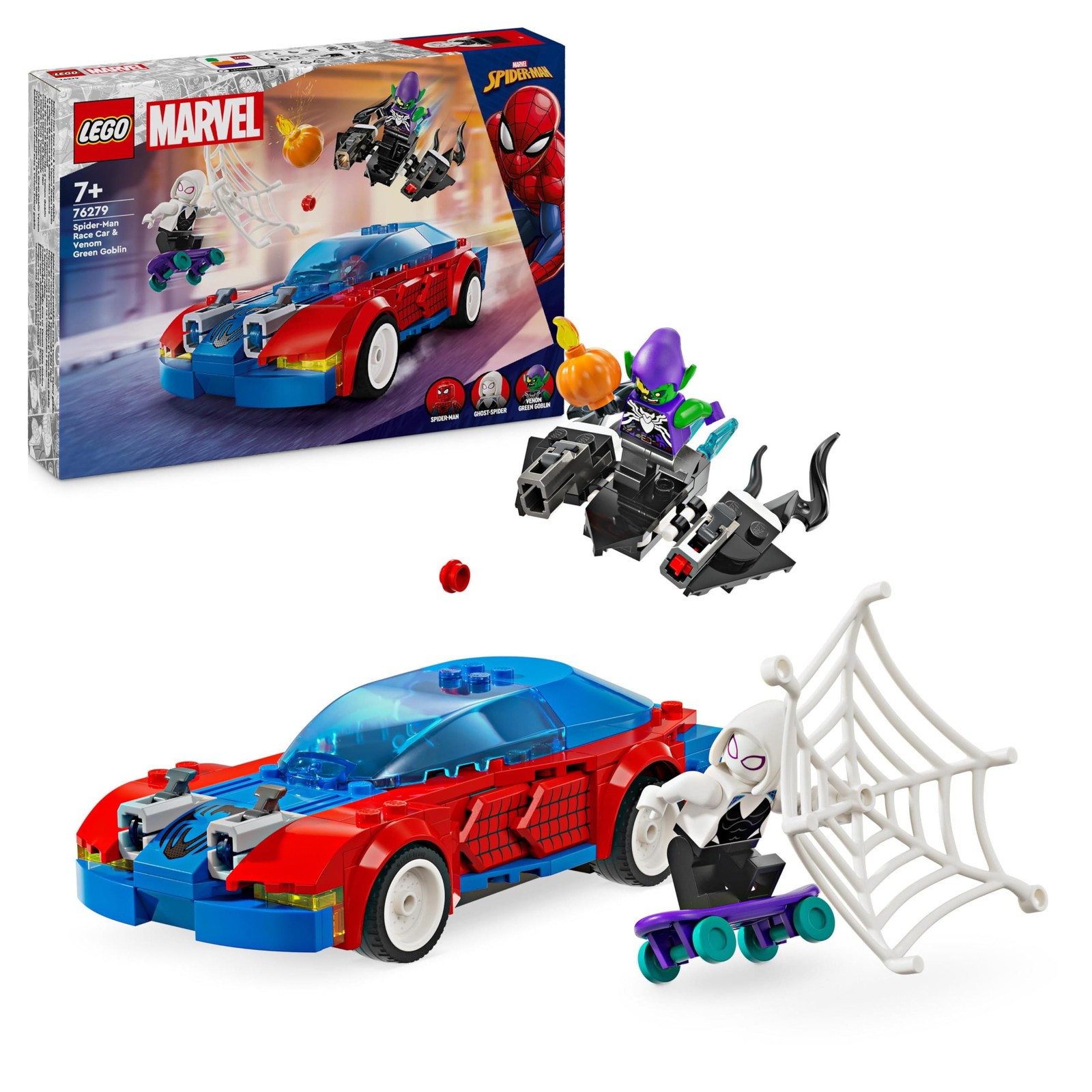 LEGO Marvel Spider-Man Race Car & Venom Green Goblin Set 76279 New & Sealed - Image 4