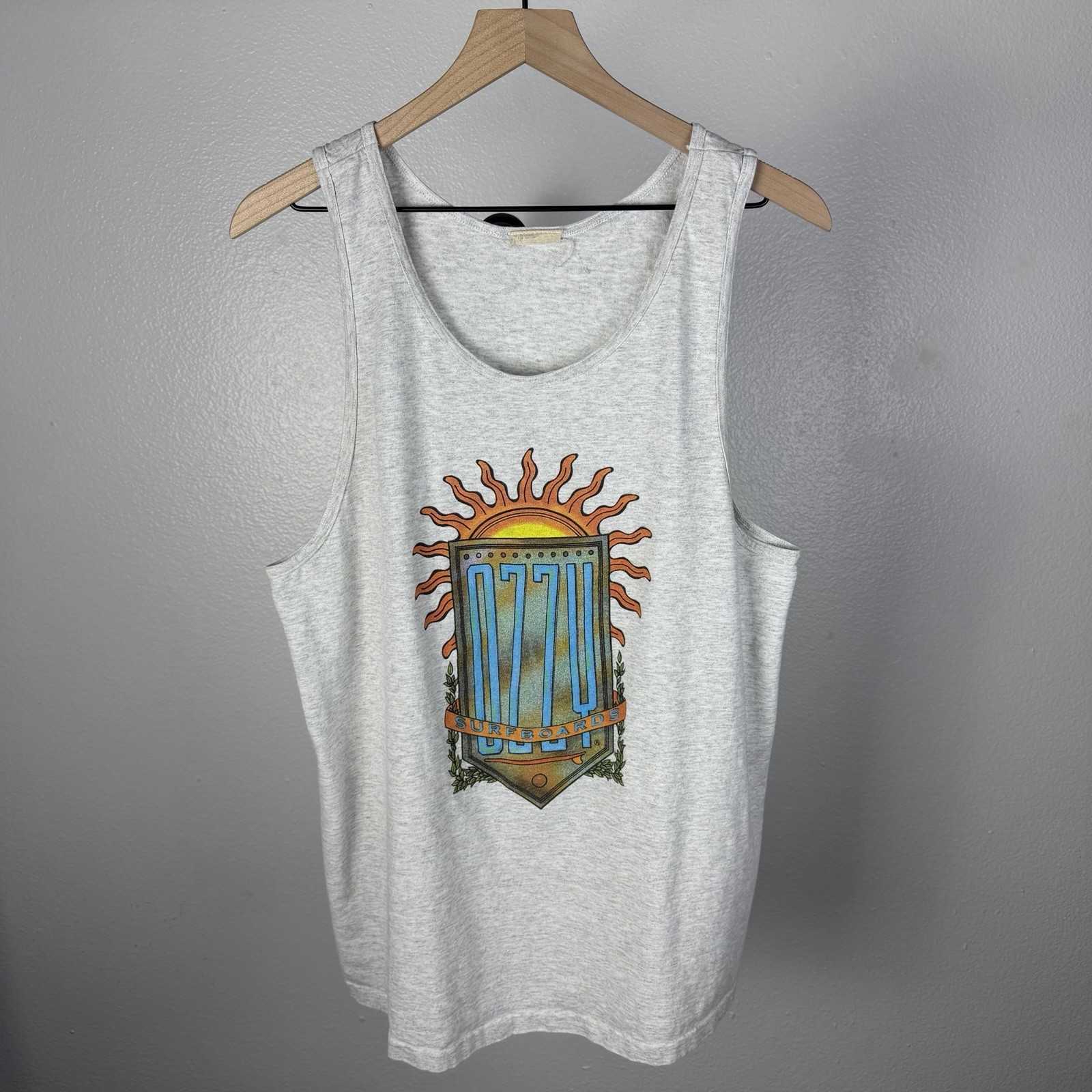 Vintage Ozzy Surfboards Single Stitch Tank Top T Shirt Made In USA Surfer Hawaii