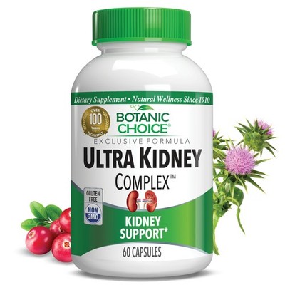Botanic Choice Ultra Kidney Complex  Kidney Dietary Supplement, 60 Capsules