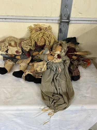 Attic Babies by Marty Maschino-Walker lot of  4, Witch & more