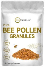 Bee Pollen Granules 2 lb Micro Ingredients Pure Fresh Harvest Natural Superfood