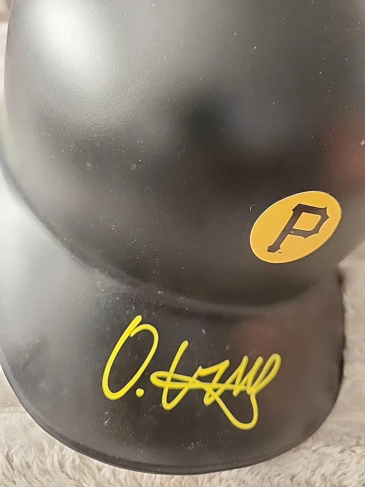 Oneil Cruz Signed Autographed Full Size  Batting Helmet Pittsburgh Pirates  - Image 2 of 4