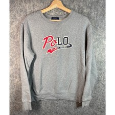 Polo Ralph Lauren Boys Gray XL 18-20 Fleece Crewneck Sweatshirt