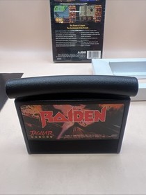 Raiden Atari Jaguar Cartridge w/ Manual, White insert, Cart bag CIB J9005
