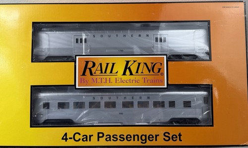 Juego de 4 vagones Railking MTH 30-67410 Southern escala O 60' aerodinámico pasajeros nuevo | Zustand: New