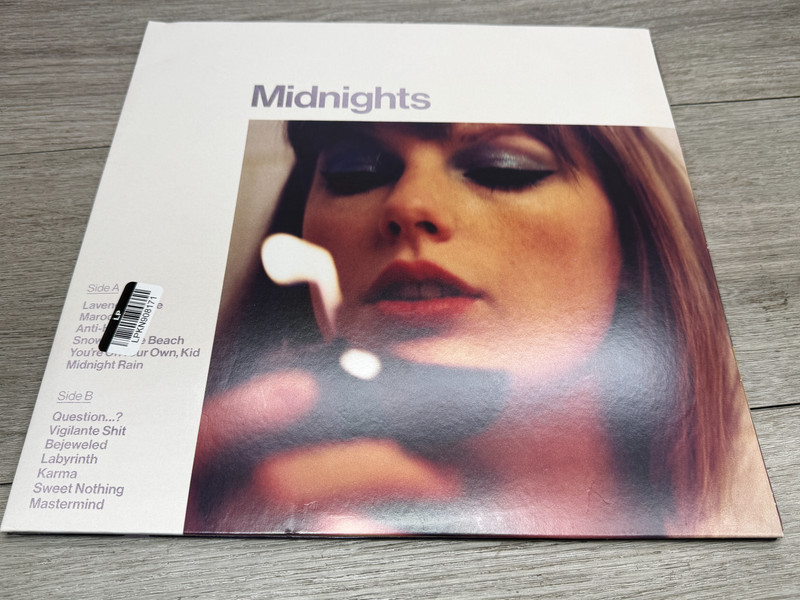 Taylor Swift - Midnights Reissue Lavender Vinyl USED NOT TESTED