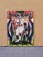 2024 Panini Select - Concourse Theo Johnson #96 Red & Yellow Shock Prizm (RC)