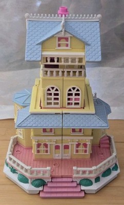 Vintage 1995 Bluebird Toys Polly Pocket Pop-Up Party Play House Clubhouse ONLY