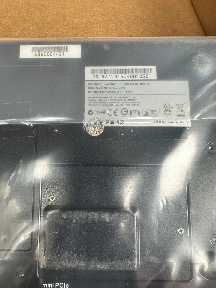 Genuine Smartvue MS-9A45 Industrial Computer D2550 1.86GHz, 4GB, 750GB, WiFi - Image 3 of 4