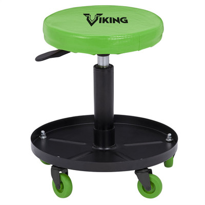 Viking Werkbankhocker Mit Verstellbarer Höhe Roller-Stuhl 57104