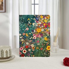 Retro Green Colorful Flowers iPad Case Case For iPad, iPad Mni iPad Air iPad Pro