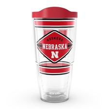 Tervis Nebraska Cornhuskers - First String Made in USA 24 Ounces, Classic