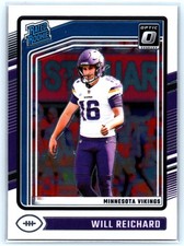 2024 Donruss Optic #297 Will Reichard RC Rookie