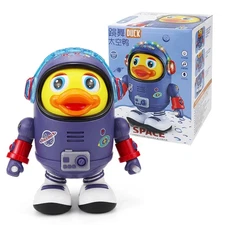 Musical Baby Duck Toy with Lights & Sounds - Interactive Dancing Robot Gift