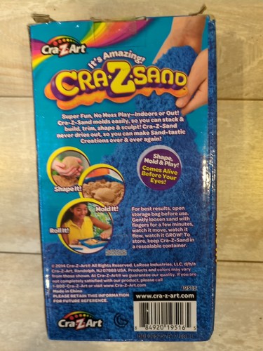 Cra-Z-Sand 1.5 lb Box - Blue Blast! - Picture 2 of 2