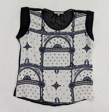 Daniel Rainn Women's Top Size S Sheer Blouse Bohemian