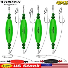 4PCS Catfish Bait Strange Cat Fish Rig Catfish Rattle Floater Tackle 2.5in 3in