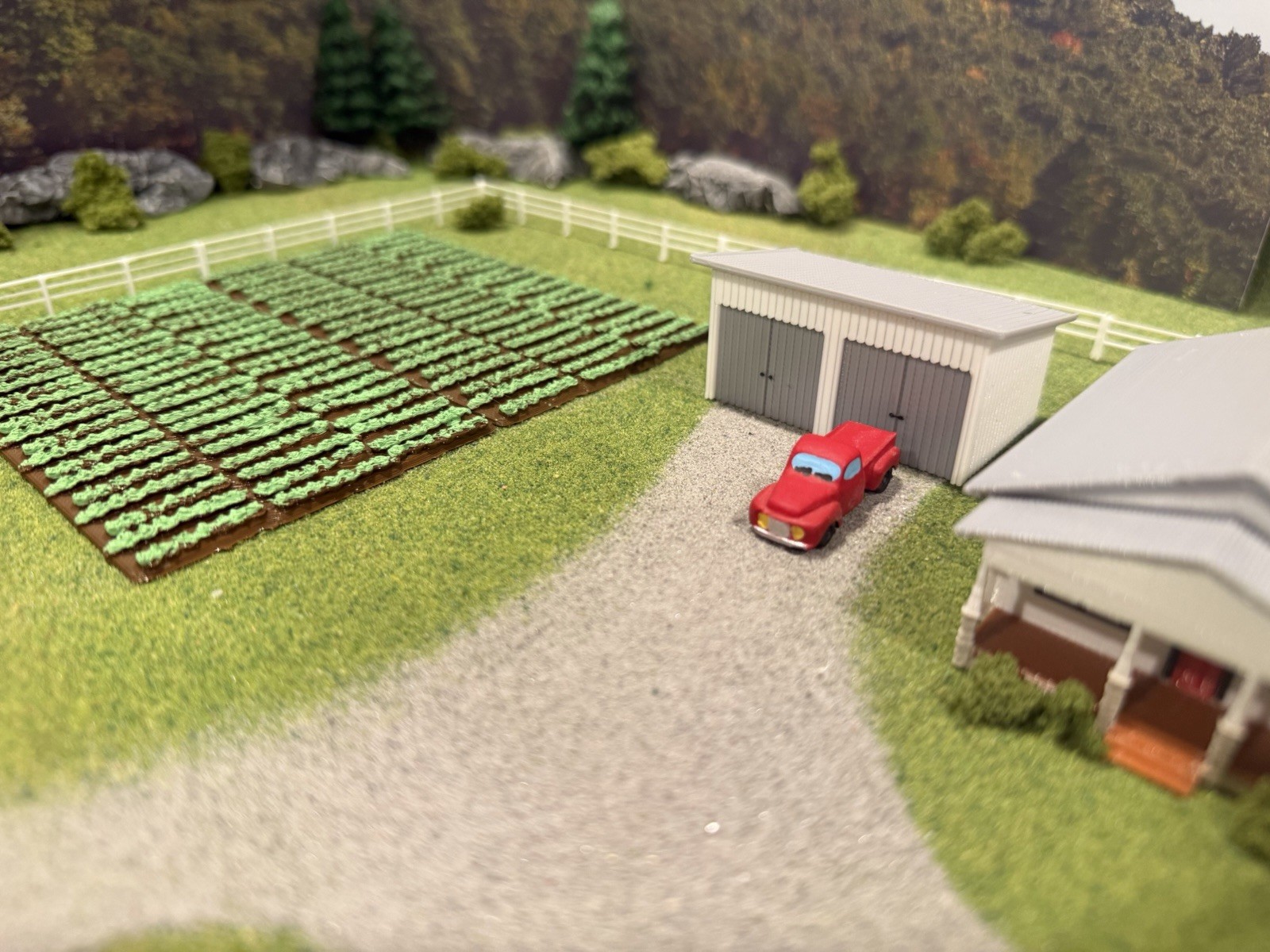 N Scale Rice Field N Scale Deluxe Farm Set | eBay