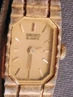 Seiko 2E20-5129 vintage, gold-tone, ladies' quartz wristwatch