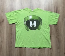 VINTAGE Marvin The Martian Six Flags T-Shirt Men’s XXL Green Made in USA