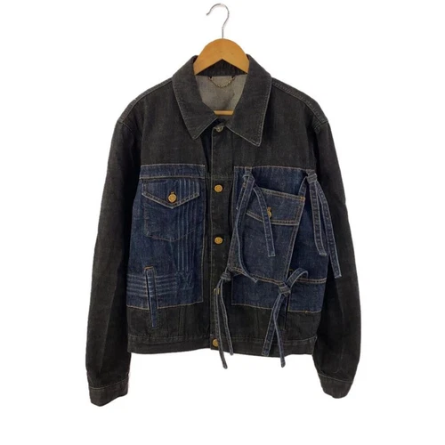 LOUIS VUITTON（LV） Giacca denim nera Louis Vuitton taglia 48 autentica dal Giappone