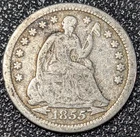 1855 W/Arrows Seated Liberty Silver Half Dime 5C -  Ships Free!