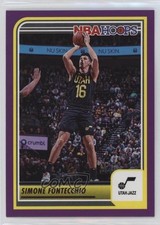 2023-24 Panini NBA Hoops Purple Simone Fontecchio #144 18ol