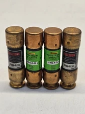 EATON bussman FRN-R-20 fuses 250 Volt Class Rk5 Lot Of 4 i12