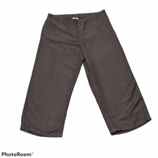NWT J. Jill linen blend pants 12 brown
