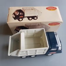 Tiny Tonka toy tin plate tipper truck no.615 Canada Toronto vintage mint 1970s