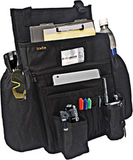 Car Office Passenger Seat File Organizer - Vehicle Storage Laptop Holder Pockets