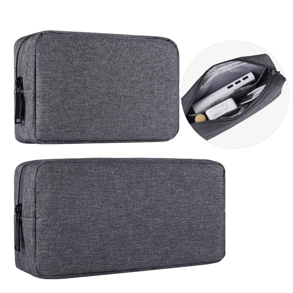 Universal Electronics Accessories Carrying Case, 2PCS Big + Small Portable St...