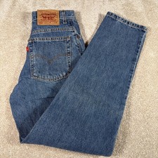 Vintage Levis 550 Relaxed Fit Tapered Leg Jeans Womens Jr 9M FITS 27 X 30 