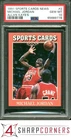 1991 ALLAN KAYE'S SPORTS CARDS NEWS MAGAZINE HAND CUT #2 MICHAEL JORDAN PSA 10