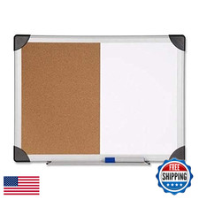 Lorell Llr19290 Dry-Erase/Cork Board Combination 18 X 24