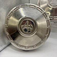 Vintage Mopar Plymouth 9 Dog Dish Poverty Hubcaps Oem Set Of 4 Vintage Mopar Plymouth 9 Dog Dish Poverty Hubcaps Oem Set Of 4