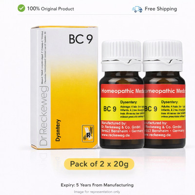 Dr Reckeweg BC 9 Tablets 20g Homeopathic General Wellness Support 2 Pack