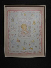 VTG 1981 C.R. Gibson Our Baby Girl Memory Book B2-3 Betty Whiteaker Unused Box