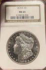 1878-S NGC MS64 Morgan Silver Dollar