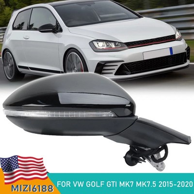 For Volkswagen VW GOLF GTI MK7 MK7.5 2015-2020 Right Side Mirror w/ Blind Spot