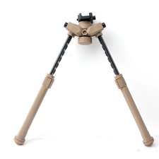 Bipied de fusil tactique réglable avec support de rail Picatinny 20 mm aluminium polymère
